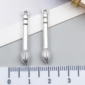 Silver alloy paintbrush charms for DIY jewelry making and craft stationery accessories - Paint Brush Style (12153)
