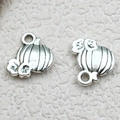 Silver pumpkin alloy pendants for DIY bracelets and necklaces jewelry making - Small Pumpkin (8104) / 1个装 (10x11mm) / Antique Silver