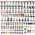 Lot varié de pendentifs chat en émail coloré pour la fabrication de bijoux DIY - Ensemble de Styles de Chat Mixtes
