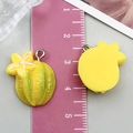 3D resin star fruit pendant charm in yellow with silver loop for DIY jewelry making - Starfruit Style C (24379) / 1 Piece (23x18x7mm) / Yellow