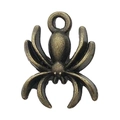 Antique bronze spider alloy pendant charm for DIY jewelry making and necklace - Little Spider Style (21)