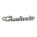 Ciondolo Cheerleader in argento per creazione di gioielli fai-da-te e collane - Lettere Cheerleader (15726)