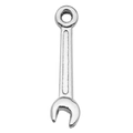 Mini pendentif clé plate en alliage d'argent poli pour bijoux DIY et porte-clés - Clé (8523)