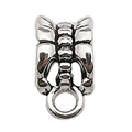 Antiek zilveren vlinderstijl hanger voor het maken van DIY kettingen en armbanden - Wervelkolom Textuur Stijl (8279)