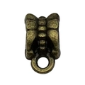 Pendentif papillon en alliage bronze antique pour la création de bijoux DIY et colliers - Bélière en Forme de Papillon (20673)