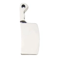 Pendentif en forme de couperet argent antique pour fabrication de bijoux DIY - Style de Couperet (11185)
