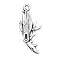 Pendentif couteau multifonction argent antique pour accessoires bijoux DIY - Style de Couteau Multi-usage (15891)