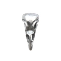 Gothic retro silver bird skull pendant in zinc alloy for DIY necklace jewelry making - 31x14mm Style (7524)
