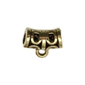 Antike Bronze-Metallrohr-Anhängerverbinder-Perle für DIY-Schmuck und Armbänder - Drei-Wege-Stil (14330)