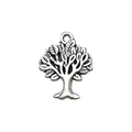 Colgante Árbol de la Vida en plata antigua para creación de joyas y manualidades DIY - Estilo Árbol de la Vida (2570)