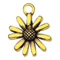 Vintage Gold Gänseblümchen Anhänger für DIY Schmuckherstellung und Ohrring Design - Gänseblümchen-Stil