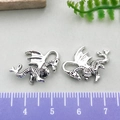 Vintage silver dragon charm pendants for DIY jewelry making, 3.5cm length charms - Vintage Flying Dragon Pendant (B174)