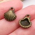 Pendentif en alliage de bronze antique en forme de coquillage pour bijoux DIY - Style Coquillage (20712)