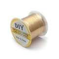 0.3mm light gold color-preserving copper wire for handmade jewelry DIY projects - 14k Gold / 0.3 / 100