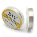 Alambre de cobre plateado de 0,4mm resistente al deslustre para joyería DIY en carrete - Plata / 0.4 / 8
