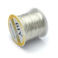 Hilo de cobre plateado de 0,4 mm para joyería con retención de color en carrete - Plata / 0.4 / 100