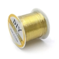 Alambre de cobre dorado 14K de 0,3mm para creación de joyas DIY y enrollado de cuentas - Oro 18k / 0.3 / 100