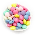 Cuentas redondas planas de acrílico de colores para joyería y proyectos de manualidades - Estilo de Cuenta Redonda Plana (16506) / Paquete de 50g (aprox. 70 piezas) 13mm / Colores Mezclados Macarrón