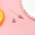 Zilveren schildpad spacer kraal voor DIY armbanden en handgemaakte sieraden maken - Zeeschildpad Stijl (15978) / 1 Stuk (5x9mm) / Antiek Zilver