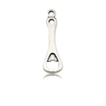 DIY silver wine bottle opener pendant charm for earrings or creative keychains - Antique Silver Bottle Opener (11228)