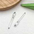 DIY silver alloy screwdriver pendant for keychain and jewelry accessories - Flathead Screwdriver (18409)