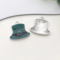 Pendentifs chapeau de la Saint-Patrick avec trèfle pour création de bijoux - Style Chapeau Trèfle (18453) Pendentif Uniquement (Sans Chaîne)