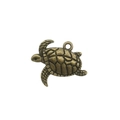 Vintage bronze sea turtle pendant for DIY jewelry making and craft accessories - Antique Bronze Sea Turtle