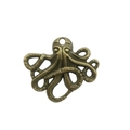 Antique bronze octopus charm pendant for DIY jewelry and vintage accessories - Antique Bronze Small Octopus