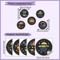 Detaillierte Größentabelle für Weltraum-Wandaufkleber mit Planeten-Decals von 24 cm - 26*26CM*5pcs/HY-F338