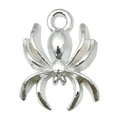 DIY zilveren spin hanger voor Halloween sieraden ketting en armband accessoire stuk - Spinvorm (20117)
