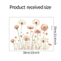 Detailansicht der Gänseblümchen-Wandsticker mit Maßen von 38 cm x 29 cm in Rosa - 29*38cm