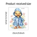Specifiche delle dimensioni dell'adesivo anatra 25x29cm con modello MG-M027 - 25x29cm (MG-M027)