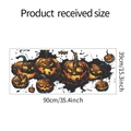 Tabella taglie per adesivi murali zucca di Halloween misura 39cm per 90cm - Zucca di Halloween (MG-H002)