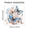 Dettaglio delle dimensioni di 29x29cm dell'adesivo murale farfalla per decorazione bagno - 29*29cm/HY-M063