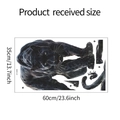 Lámina de pegatinas de pared pantera negra con medidas 60x35cm y piezas para DIY - Estilo Pantera Negra al Acecho (HY-G009)