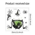 Detail von Halloween Hexenkessel und Spinnennetz Aufkleber, Größe 29cm/11.4inch - Halloween Zaubertrank Spinne Stil (HY-M169)