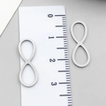 Infinity symbol DIY jewelry frame pendant in silver stainless steel finish with scale - Gold Infinity Symbol Pendant (T1807)