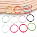 Anillas de metal coloridas de 30mm para hojas sueltas con diámetro interior de 25mm - Anillo de Encuadernación Pintado (Aleatorio)