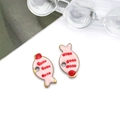 Roze en rode emaille vis hangers met gouden rand voor DIY sieraden maken - Roze (Gouden Basis)