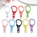 Πολύχρωμα άγκιστρα D-ring 41x18mm για κατασκευή κοσμημάτων DIY σε εννέα ζωντανά χρώματα - Τυχαίο Χρώμα