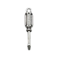 Pendentif tournevis en alliage argent antique pour bijoux DIY et porte-clés - Tournevis (8522)