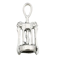 Ciondolo apribottiglie vintage argento per creazione gioielli fai-da-te e accessori - Stile Apribottiglie (10558)