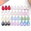 Cuentas de vidrio en forma de gota de colores para horquillas DIY y creación de joyería - Multicolor Grande (Surtido)