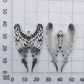 Retro Tibetan silver angel wing pendant for DIY jewelry, 48mm antique silver alloy charm - b369 Antique Silver Wing (b369)