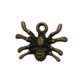 Antique bronze spider charms made of alloy for DIY jewelry making and bracelets - Spider