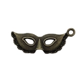 Antique bronze alloy masquerade mask pendant charm for DIY jewelry and bracelets - Mask