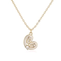 Detailaufnahme der Herzkette mit weißem Emaille-Inlay und drei Zirkonia-Steinen im Gold-Look - Weiße Halskette