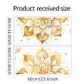 Detailansicht der Aquarell Mandala Wandaufkleber mit Abmessungen 30x60cm pro Bogen - 30*60CM*2PCS Mandala-Muster (FX-B425)