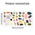 Gedetailleerde maattabel voor Morandi kiezel muurstickers van 60cm bij 30cm - 30x60cm(HY-B024)