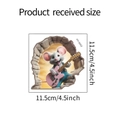 Adesivo murale 3D topo con chitarra rosa, decorazione autoadesiva casa, misura 11,5 cm - Topo Che Suona la Chitarra (HY-S002)